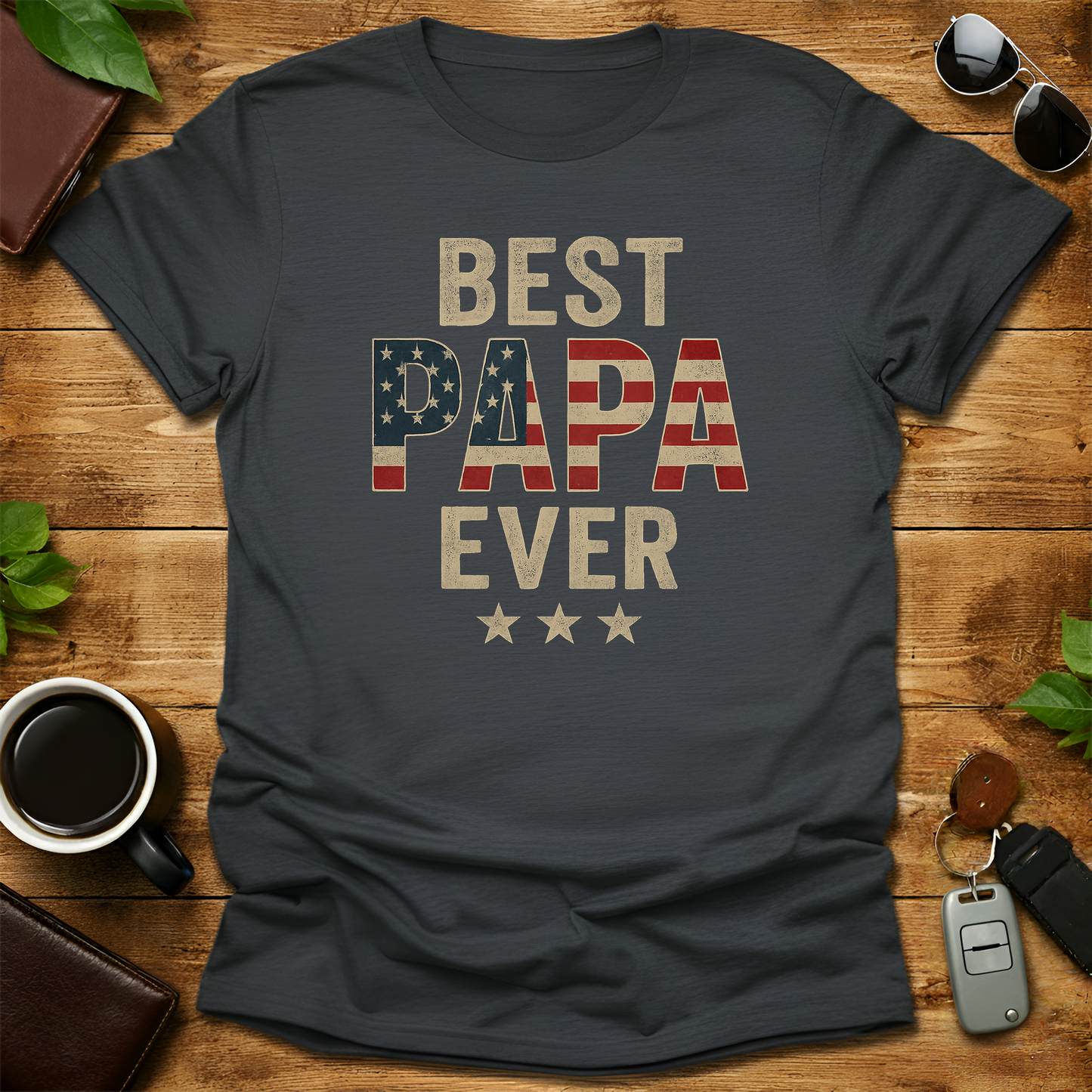 Best Papa Ever V4 Father's Day T-Shirt
