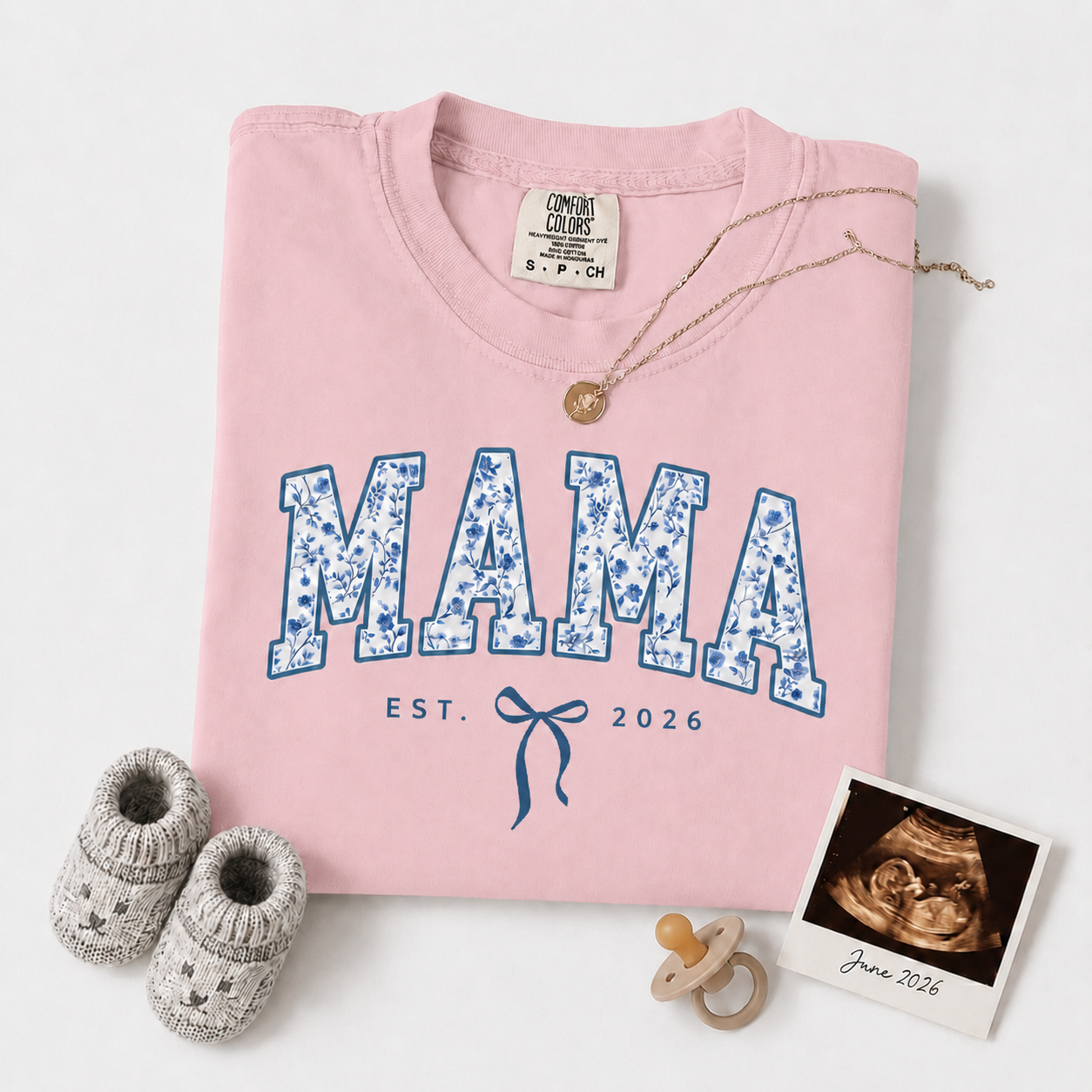 New Mom Est 2026 CC17 T-Shirt