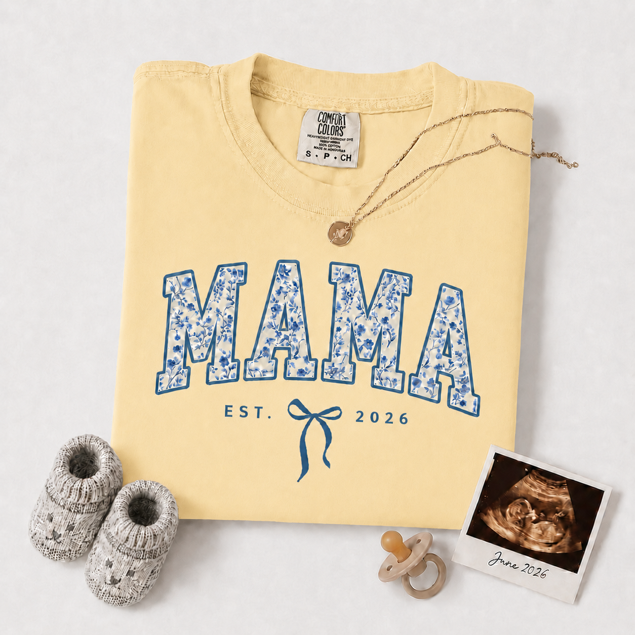 New Mom Est 2026 CC17 T-Shirt