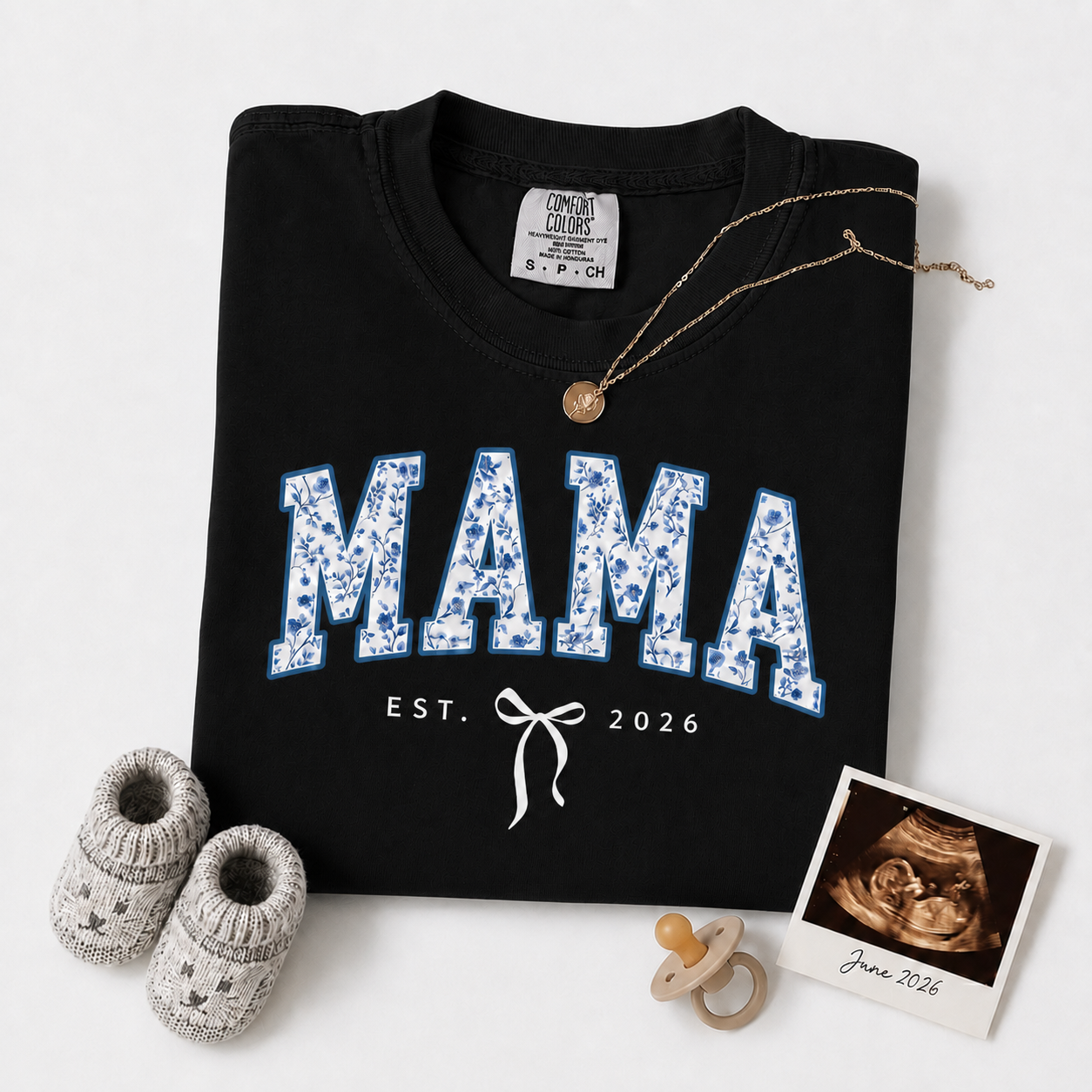 New Mom Est 2026 CC17 T-Shirt