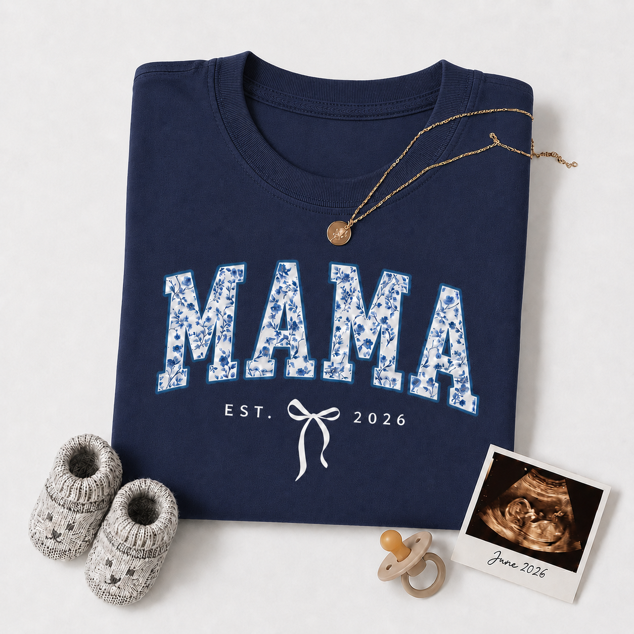 New Mom Est 2026 G T-Shirt