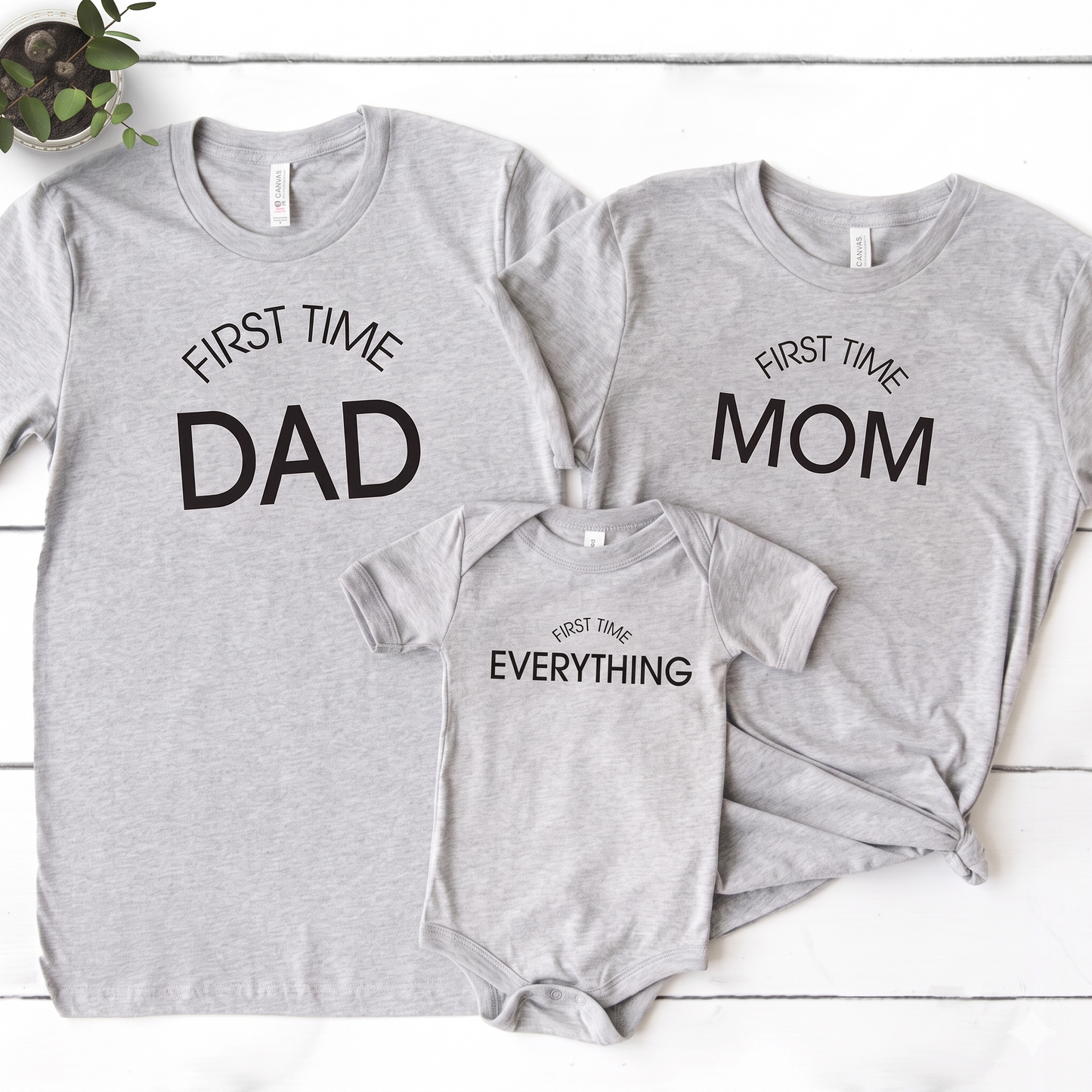 First Time Family Bundle Shirts