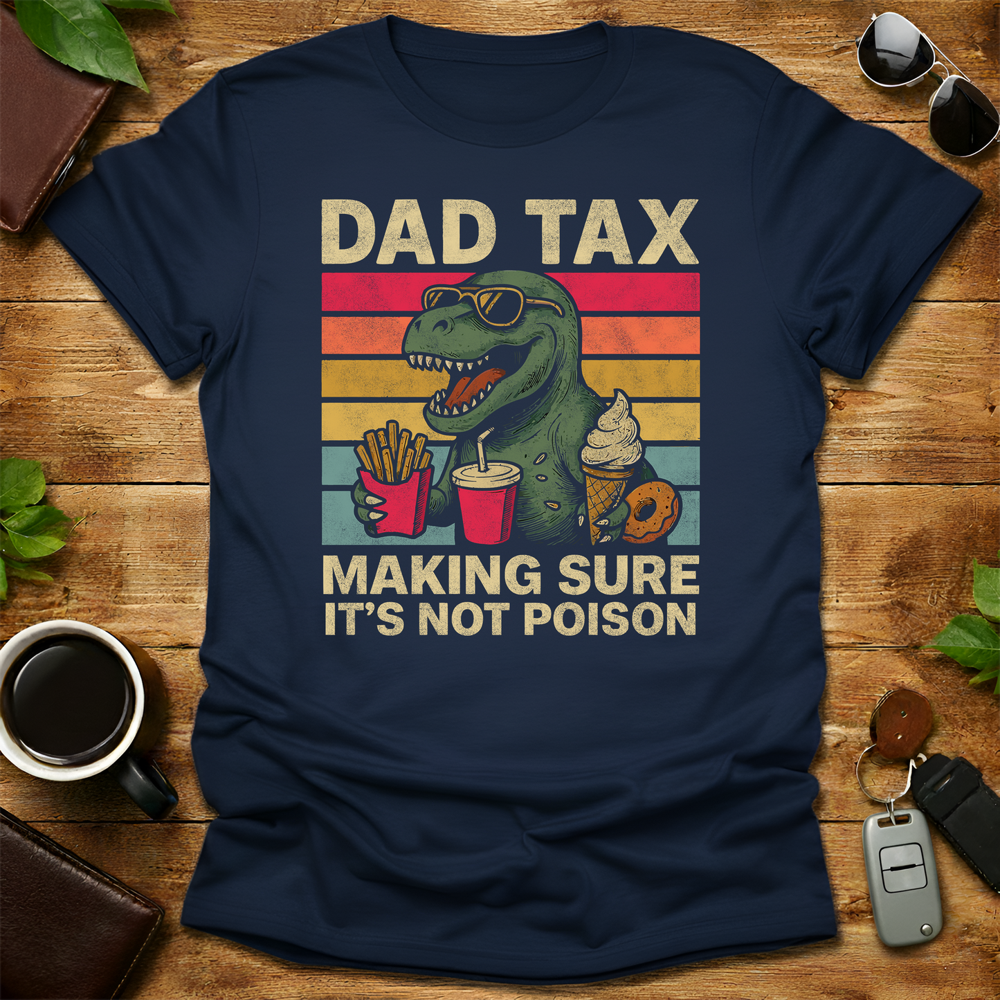 Dad Tax T-Rex V2 Father's Day T-Shirt