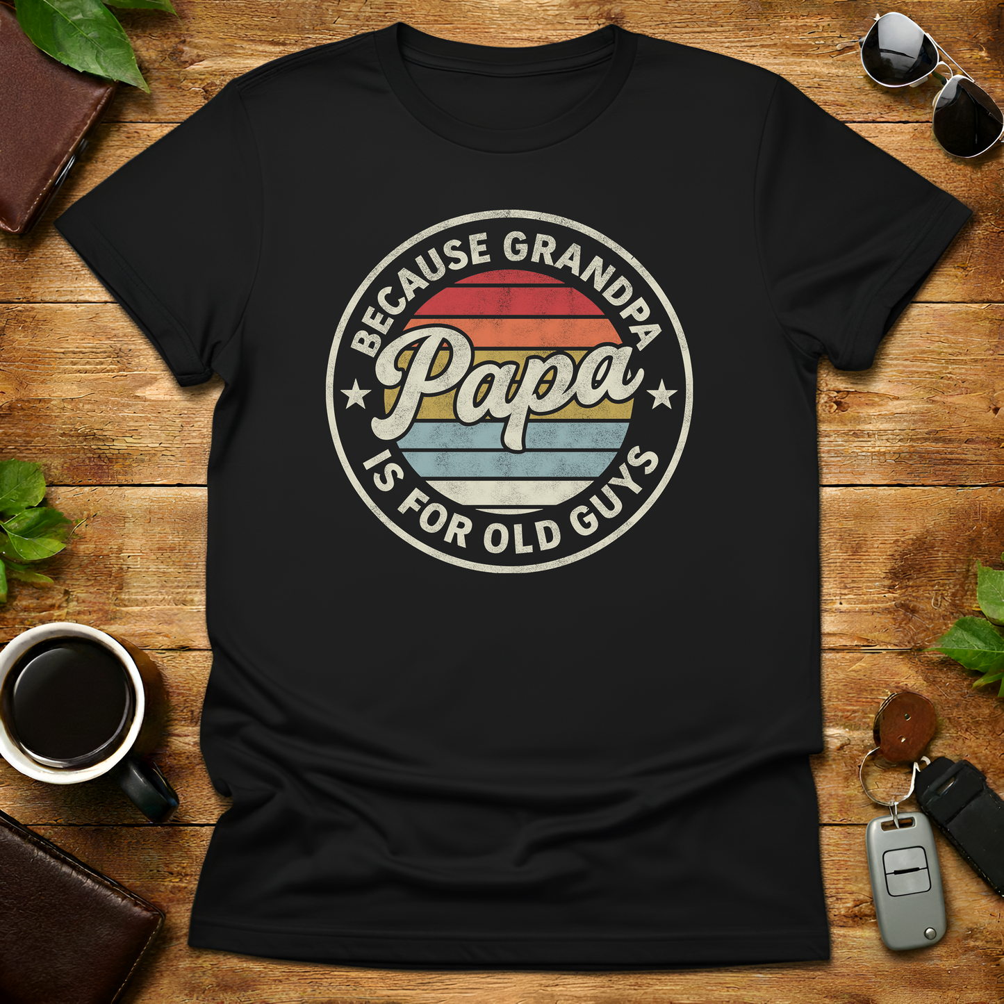 Papa Grandpa V2 Father's Day T-Shirt