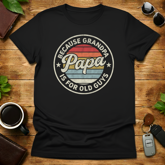 Papa Grandpa V2 Father's Day T-Shirt