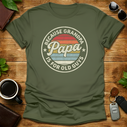 Papa Grandpa V2 Father's Day T-Shirt