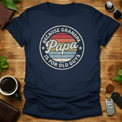 Papa Grandpa V2 Father's Day T-Shirt