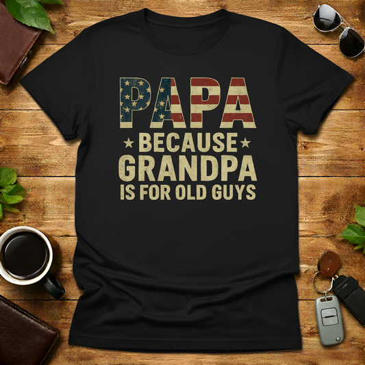 Papa Grandpa V3 Father's Day T-Shirt