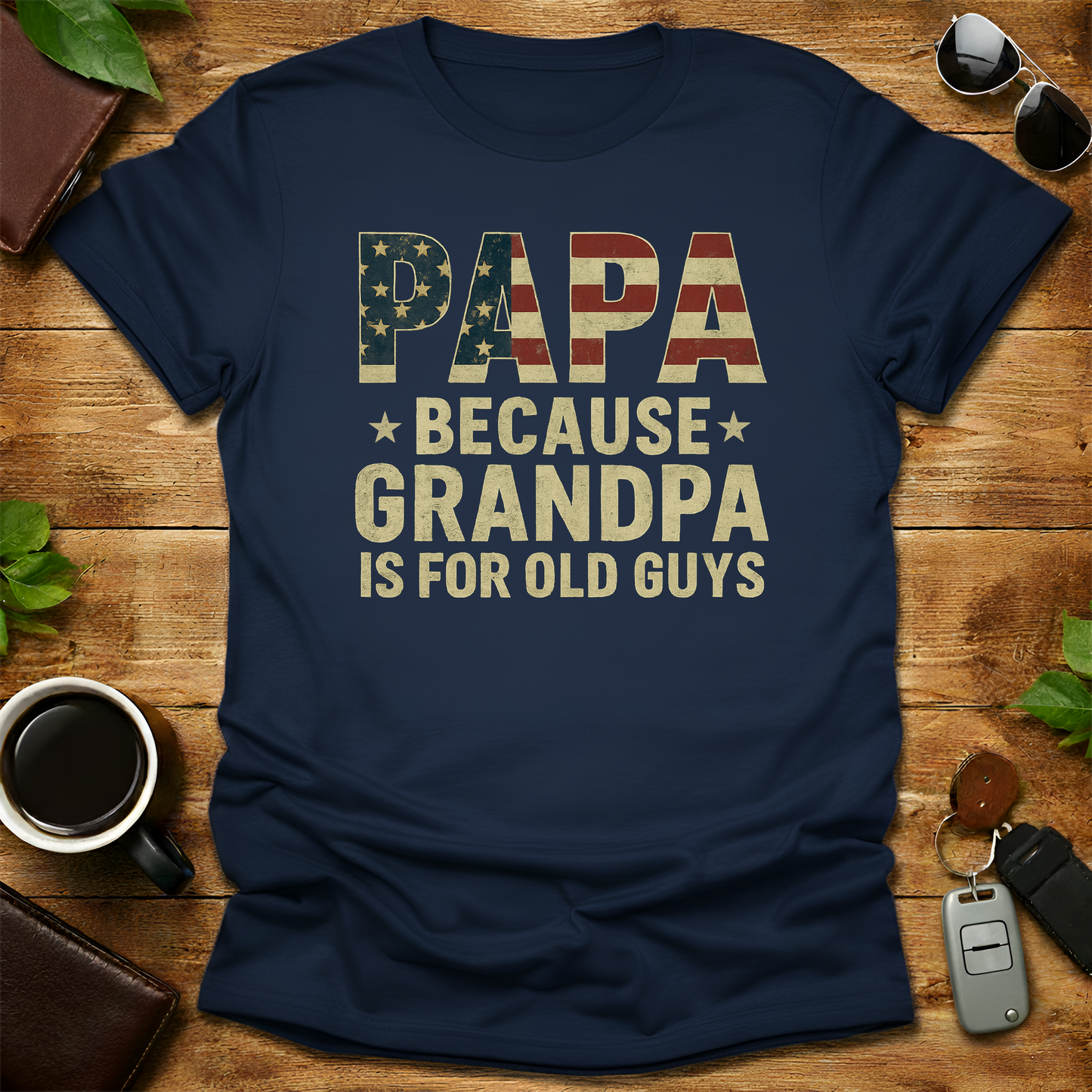 Papa Grandpa V3 Father's Day T-Shirt