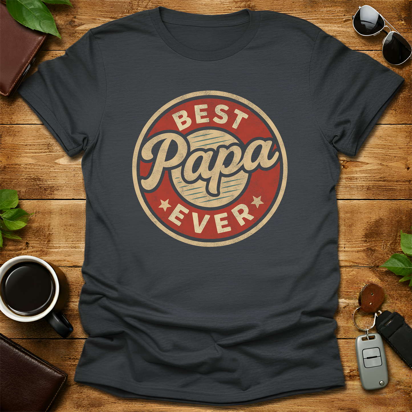 Best Papa Ever V1 Father's Day T-Shirt