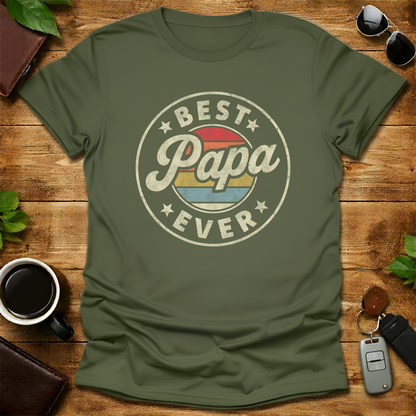 Best Papa Ever V3 Father's Day T-Shirt