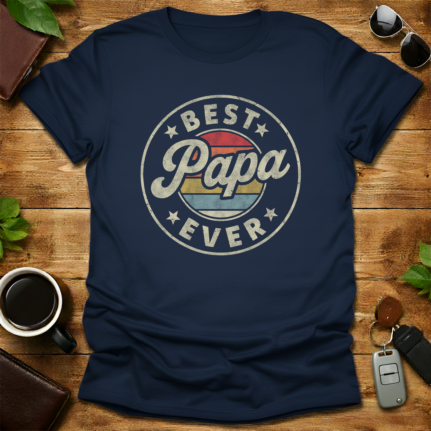 Best Papa Ever V3 Father's Day T-Shirt