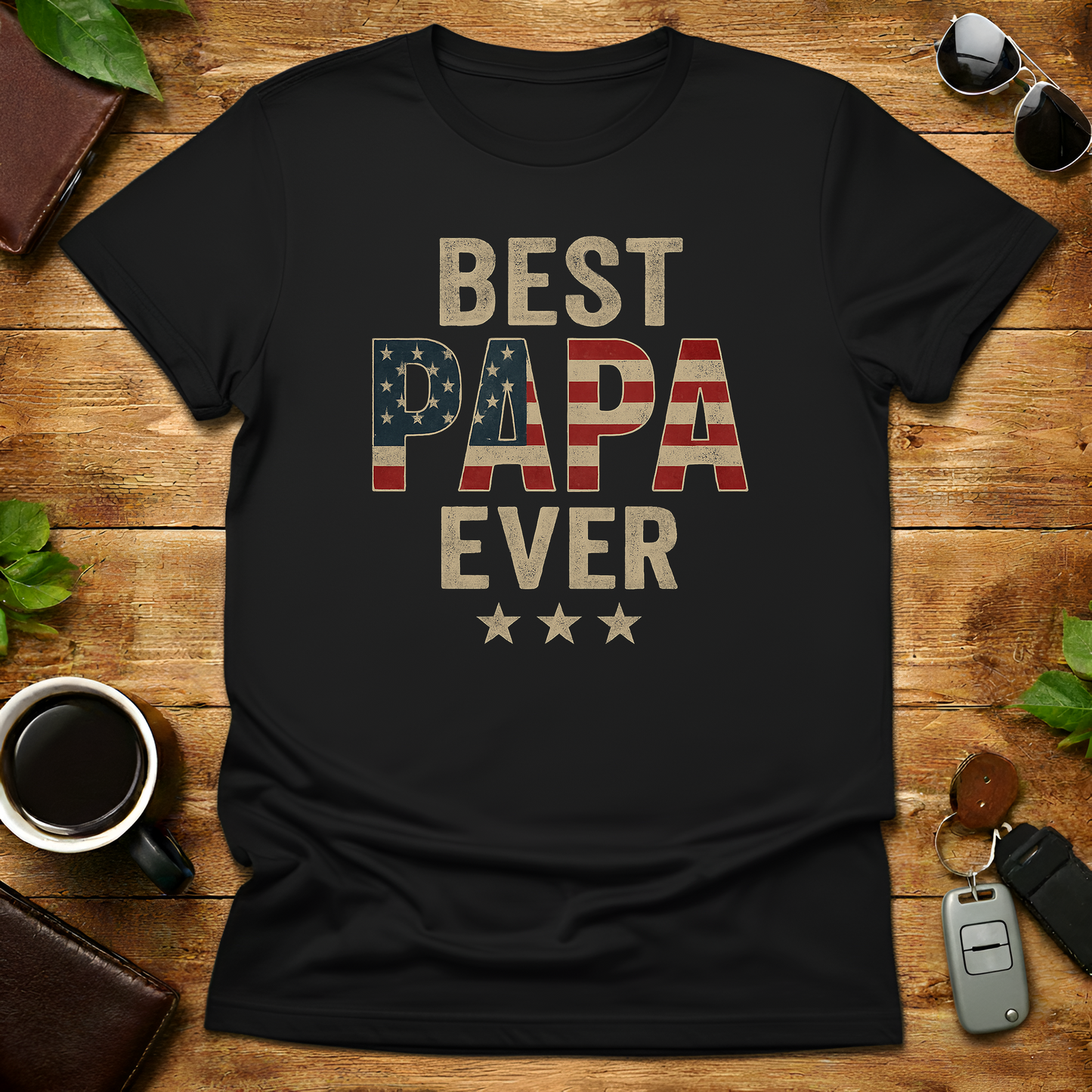 Best Papa Ever V4 Father's Day T-Shirt