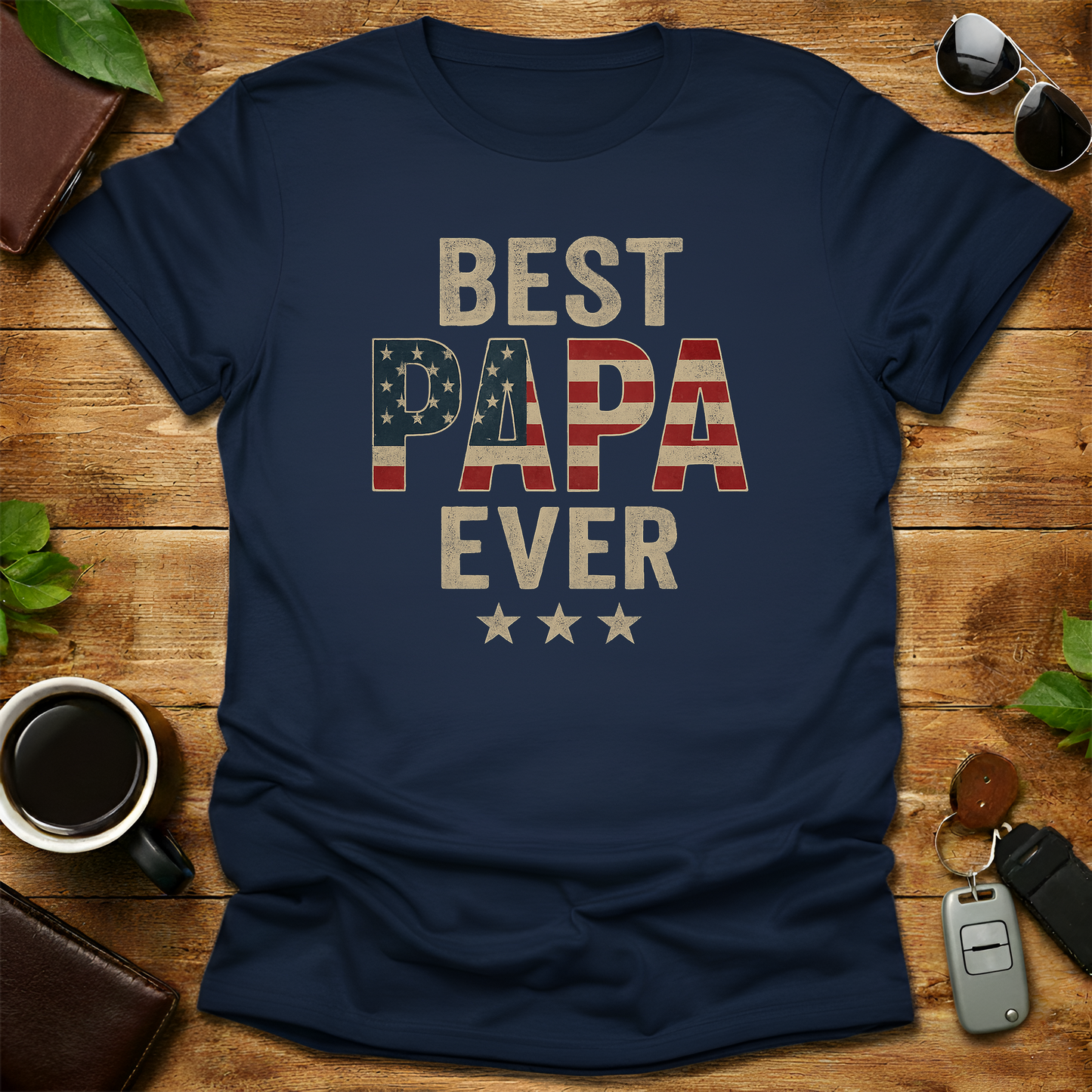 Best Papa Ever V4 Father's Day T-Shirt