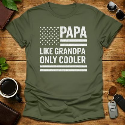 Cooler Papa V4 Father's Day T-Shirt
