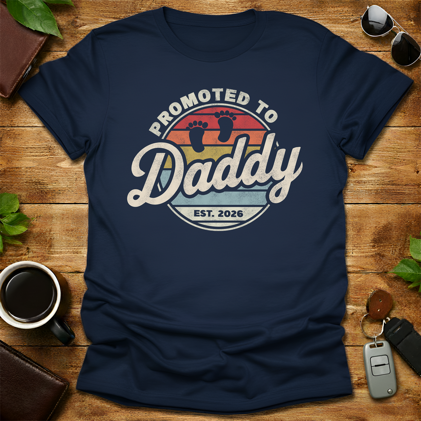 Dad Est 2026 V2 Father's Day T-Shirt