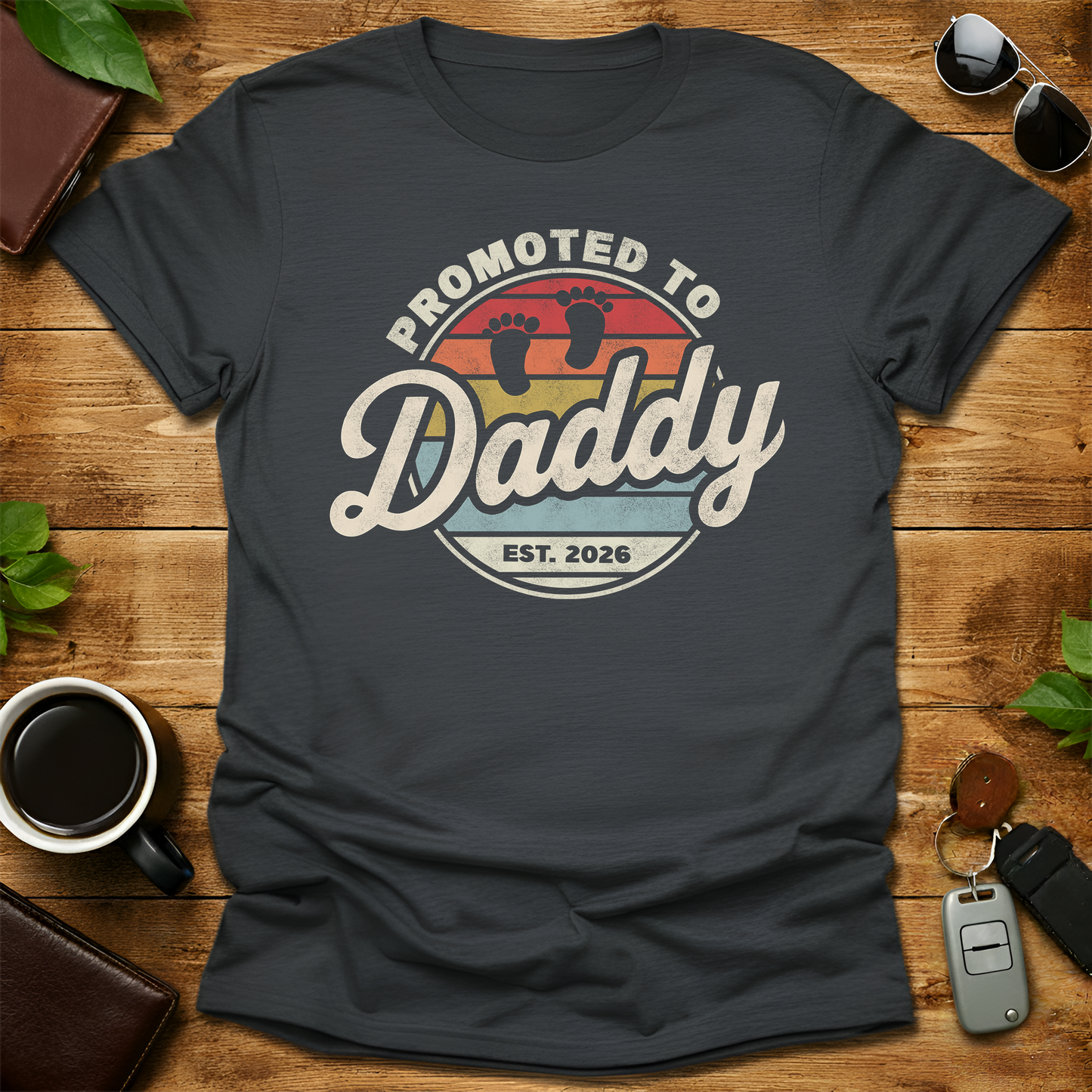 Dad Est 2026 V2 Father's Day T-Shirt