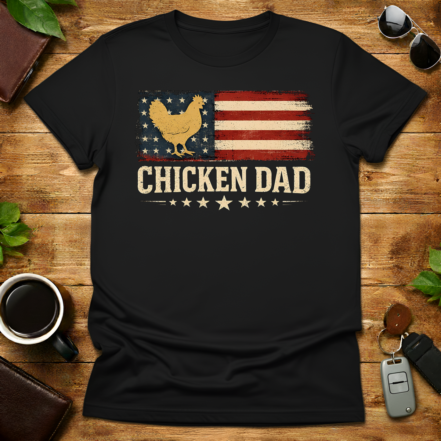 Chicken Dad V2 Father's Day T-Shirt