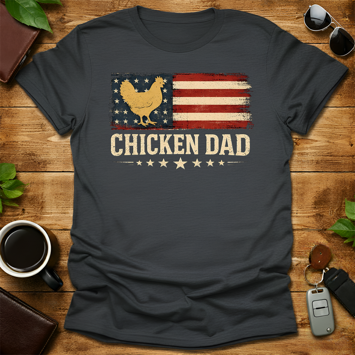 Chicken Dad V2 Father's Day T-Shirt
