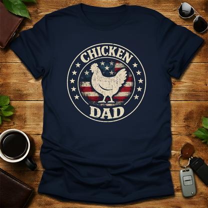 Chicken Dad V4 Father's Day T-Shirt