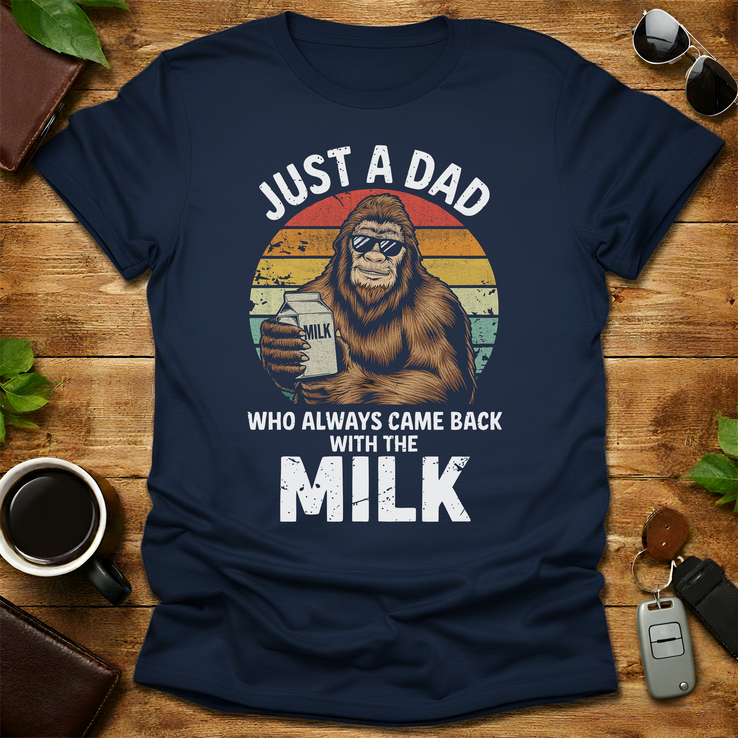 Dad Milk V7 Father's Day T-Shirt