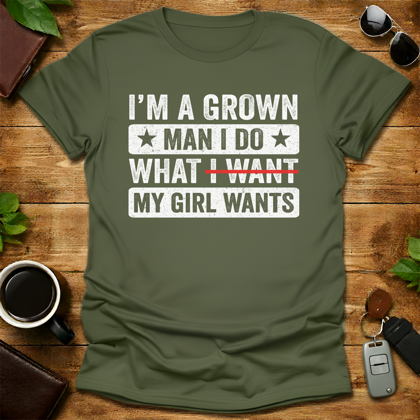 I Do What My Daughter Wants V1 Father's Day T-Shirt