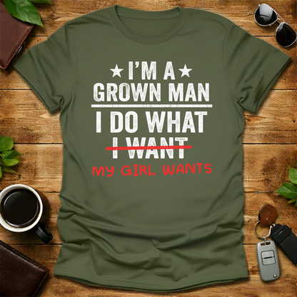 I Do What My Daughter Wants V3 Father's Day T-Shirt