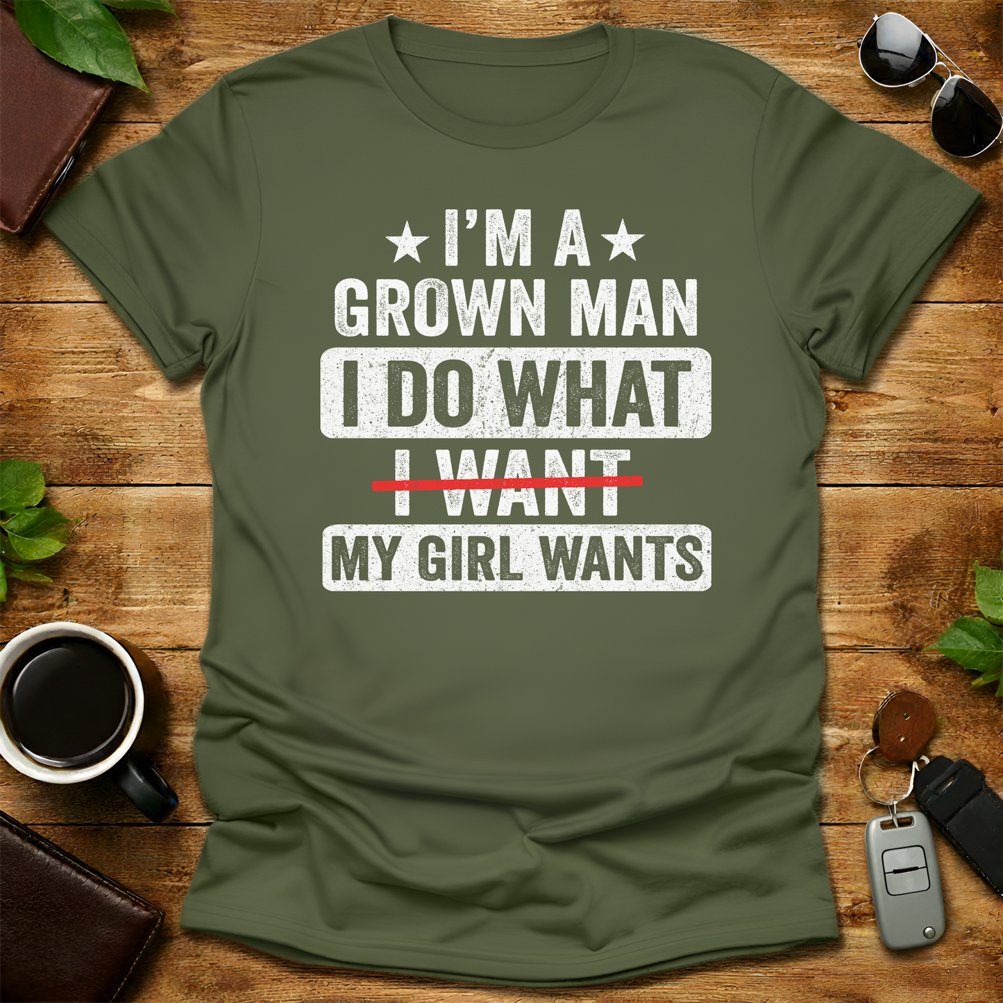 I Do What My Daughter Wants V4 Father's Day T-Shirt