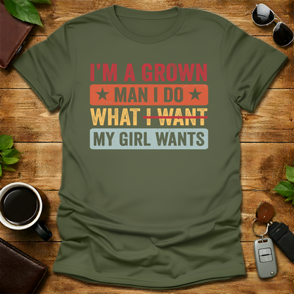 I Do What My Daughter Wants V2 Father's Day T-Shirt
