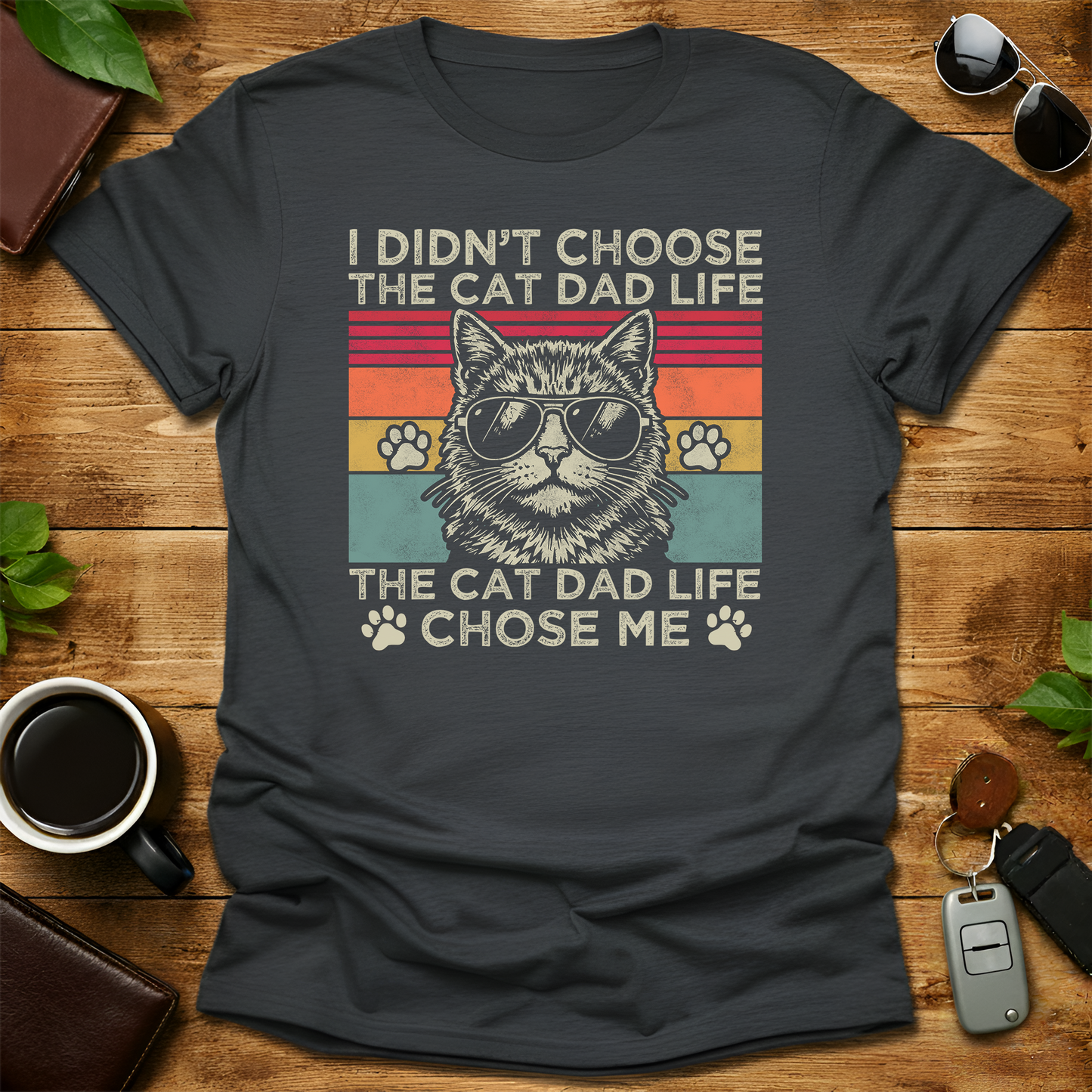 DAD CAT V3 Father's Day T-Shirt