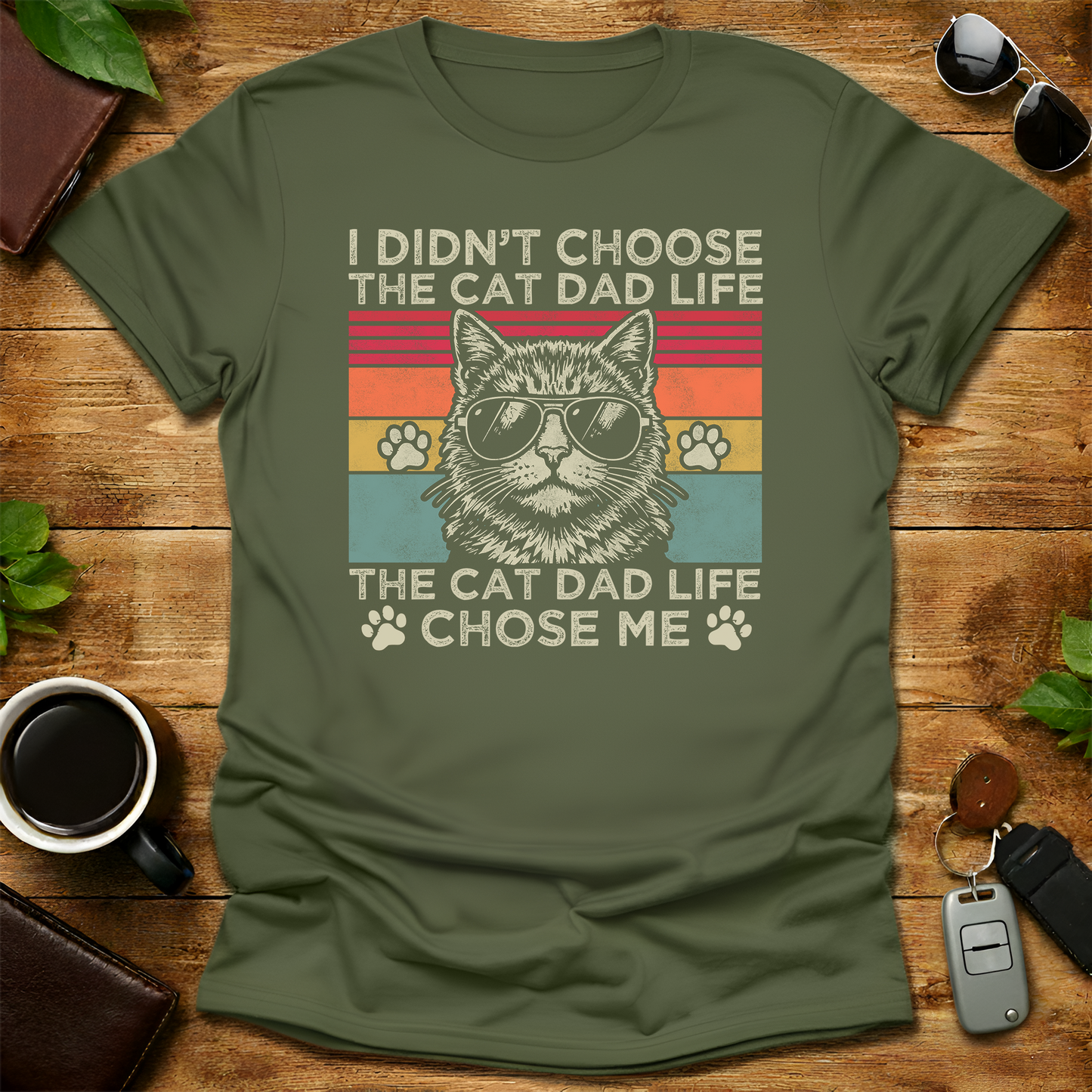 DAD CAT V3 Father's Day T-Shirt