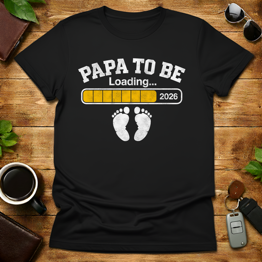 Papa Est 2026 V1 Father's Day T-Shirt