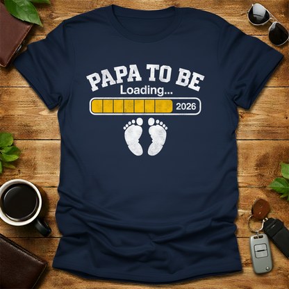 Papa Est 2026 V1 Father's Day T-Shirt