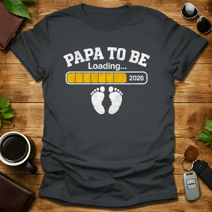 Papa Est 2026 V1 Father's Day T-Shirt