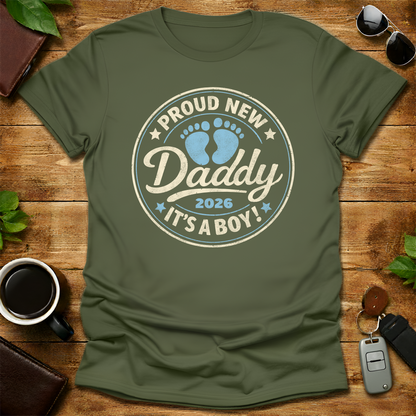 New Dad Est 2026 V2 Father's Day T-Shirt
