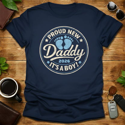 New Dad Est 2026 V2 Father's Day T-Shirt
