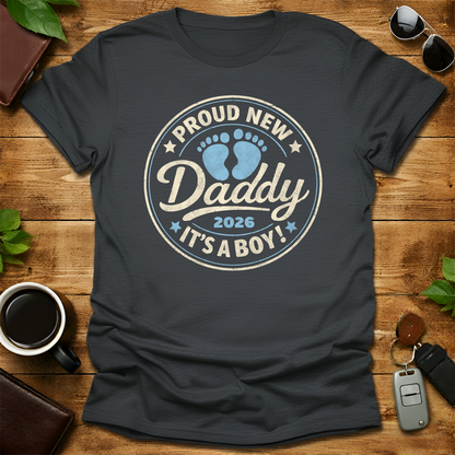 New Dad Est 2026 V2 Father's Day T-Shirt