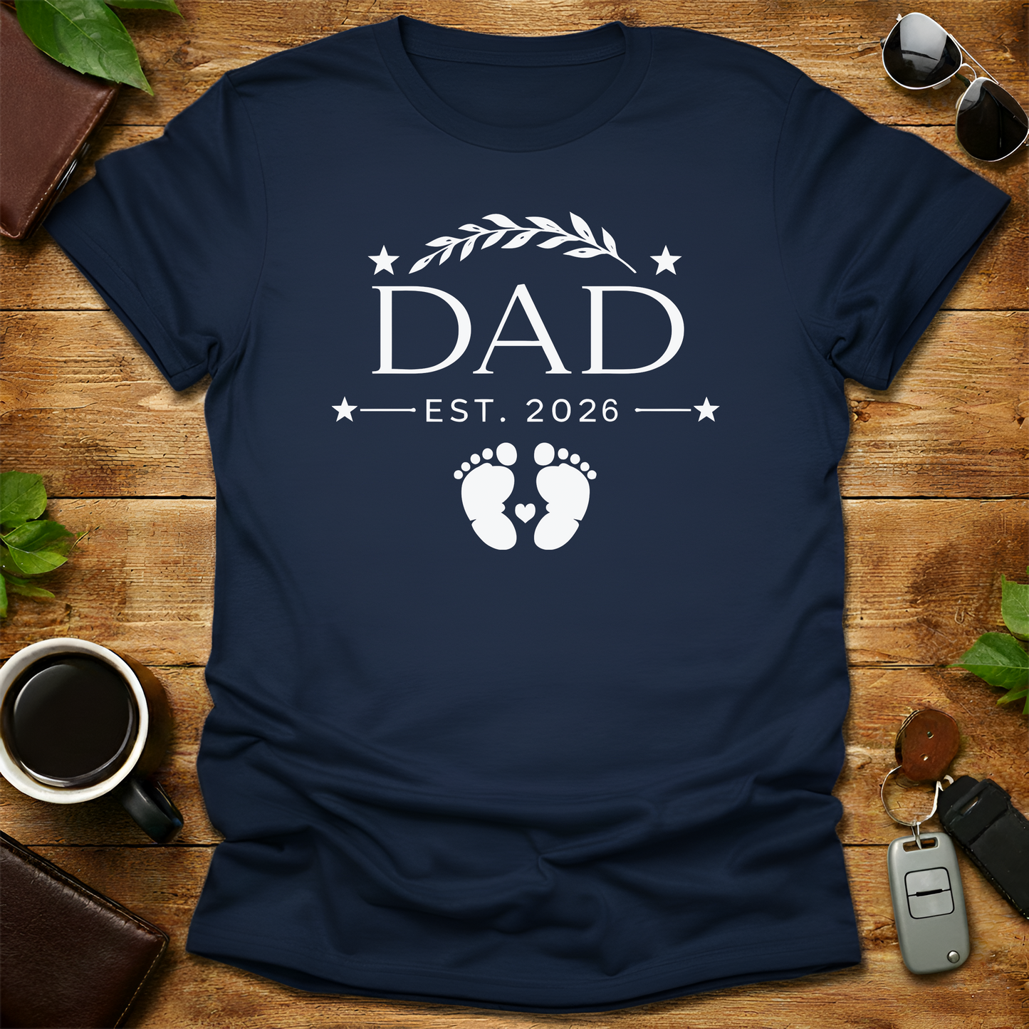 New Dad Est V5Father's Day T-Shirt