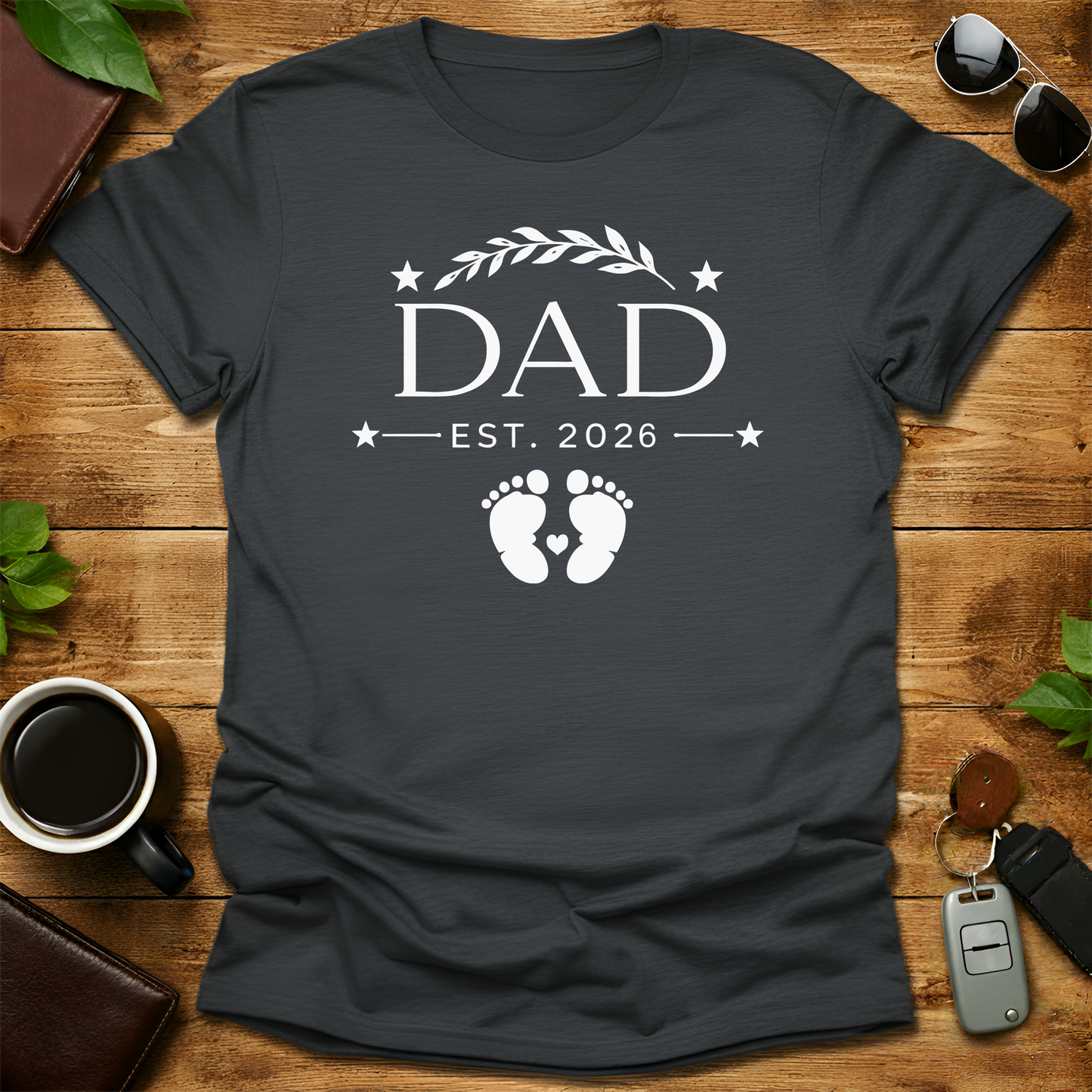 New Dad Est V5Father's Day T-Shirt