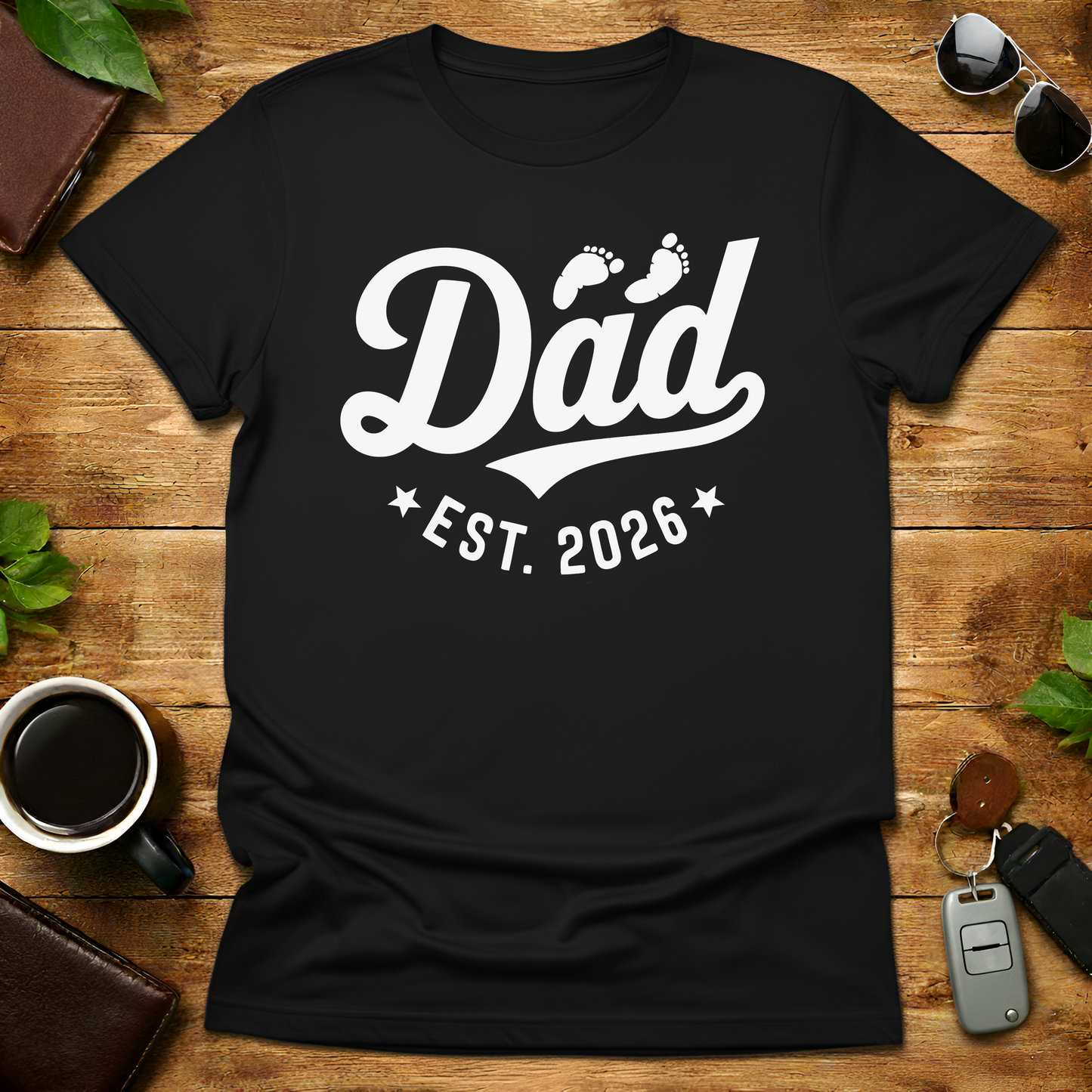 New Dad Est V7 Father's Day T-Shirt