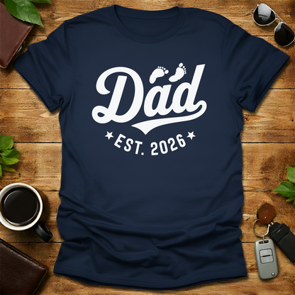 New Dad Est V7 Father's Day T-Shirt