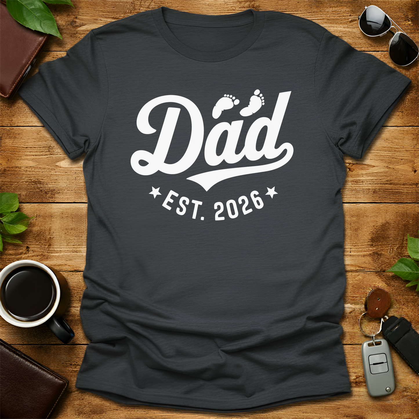 New Dad Est V7 Father's Day T-Shirt