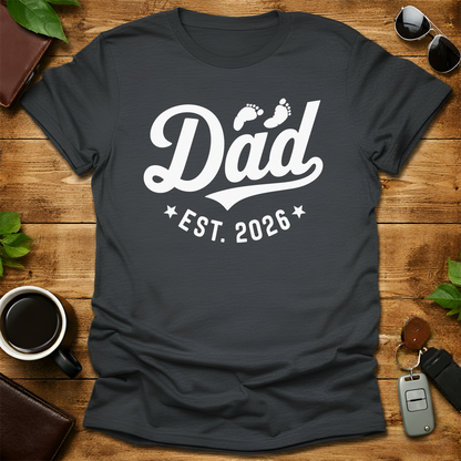 New Dad Est V7 Father's Day T-Shirt