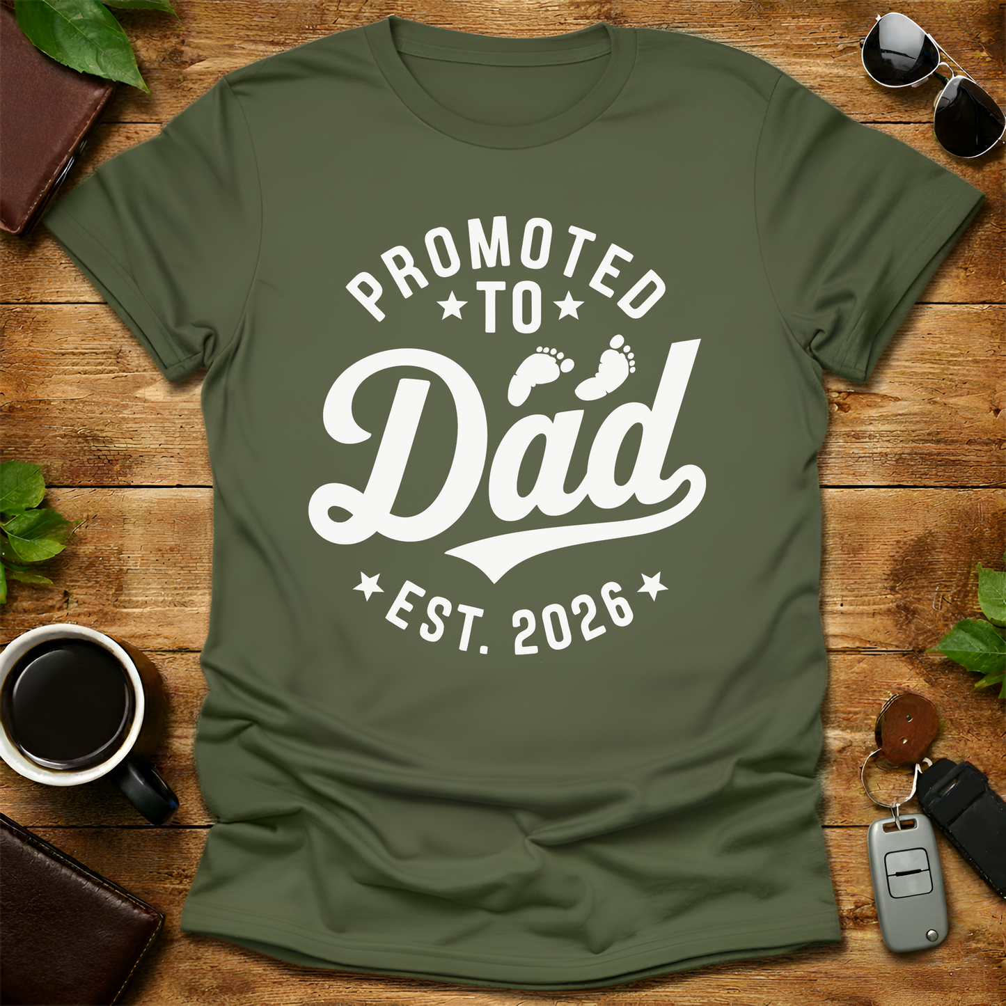 Dad Est V9 Father's Day T-Shirt