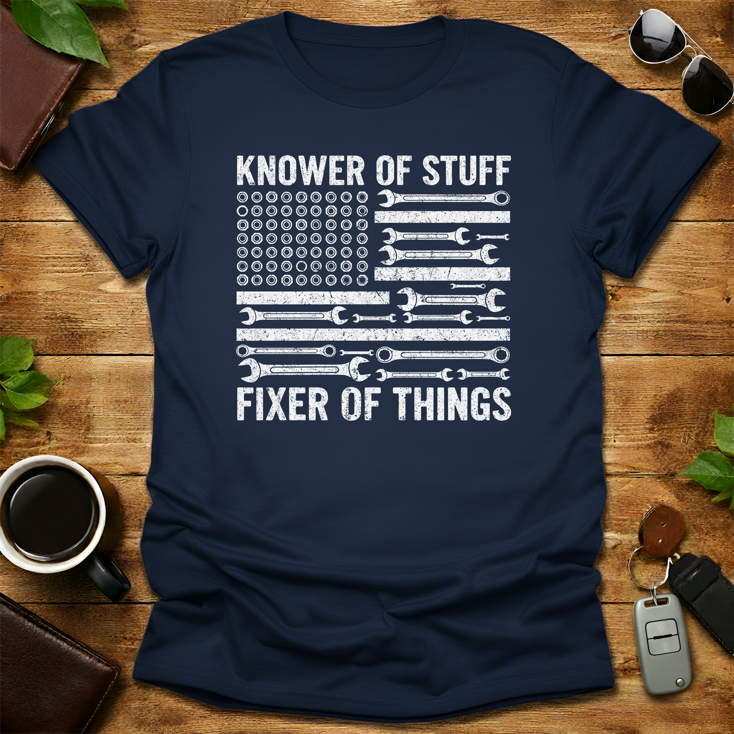 Fixer Dad Mechanic V1 Father's Day T-Shirt