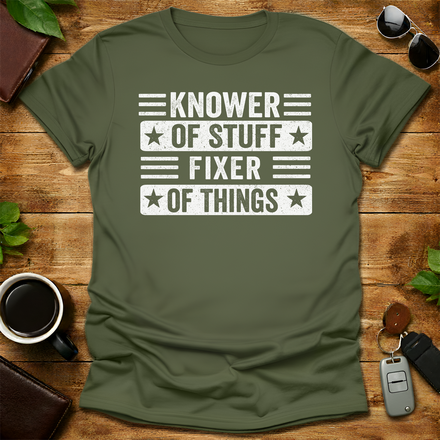 Fixer Dad Mechanic V2 Father's Day T-Shirt