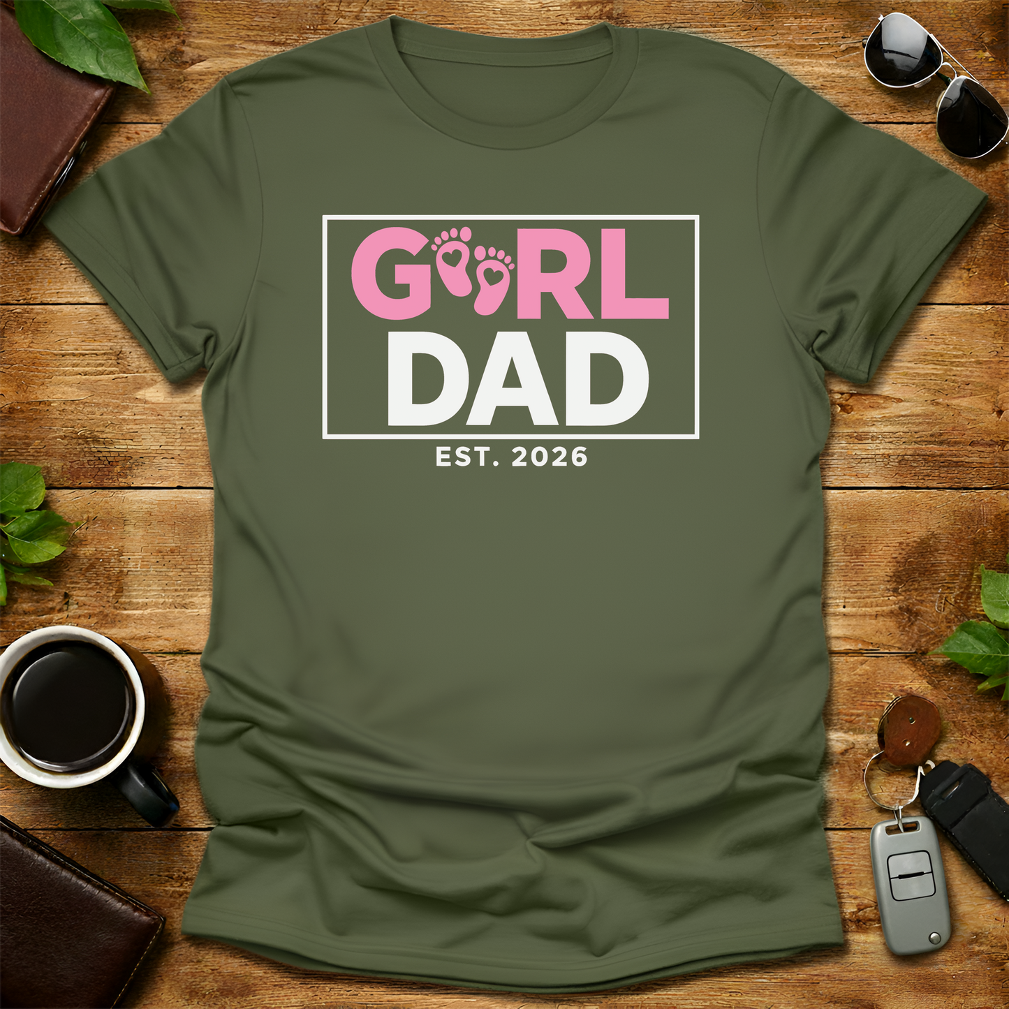 Girl Dad 2026 V2 Father's Day T-Shirt