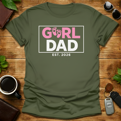 Girl Dad 2026 V2 Father's Day T-Shirt