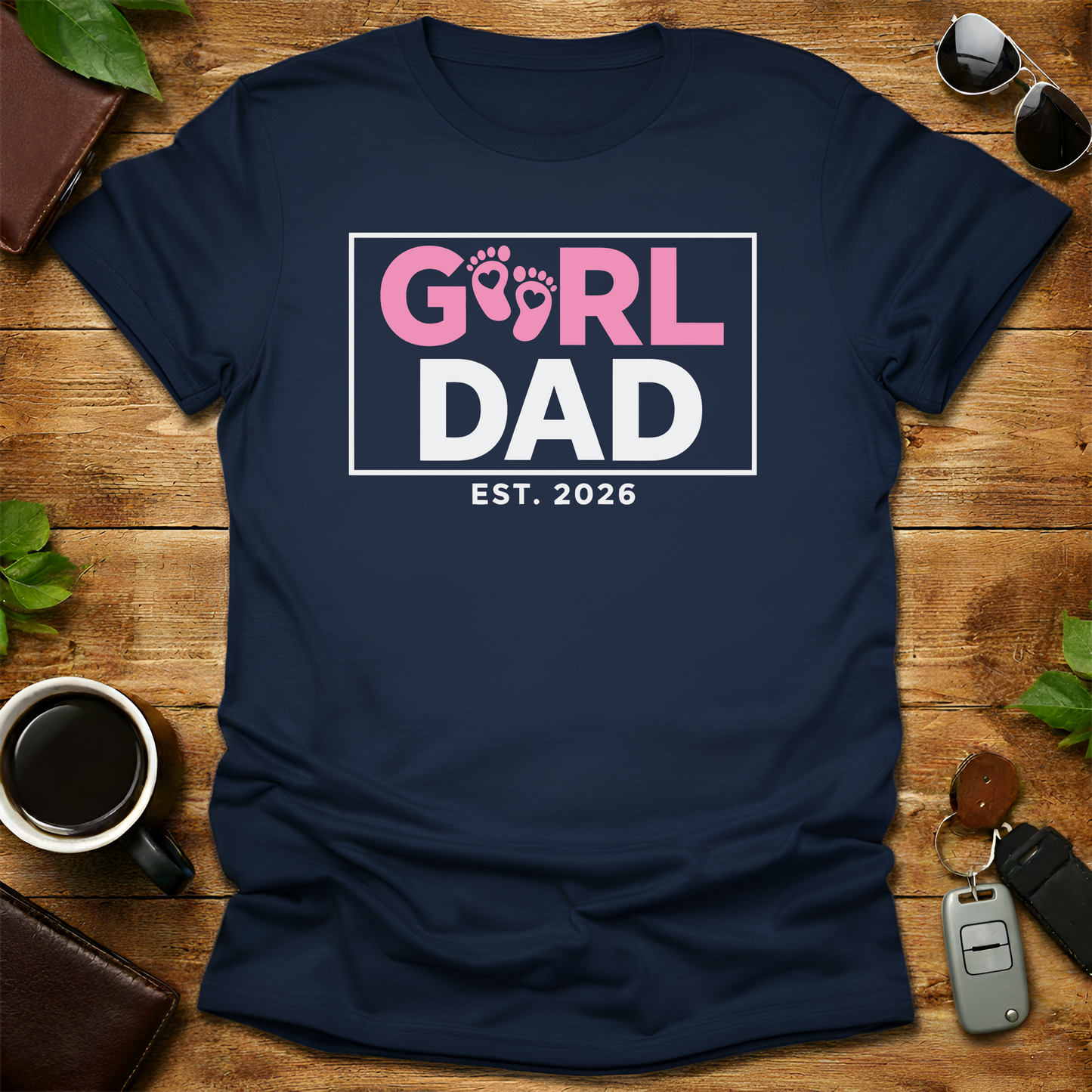 Girl Dad 2026 V2 Father's Day T-Shirt