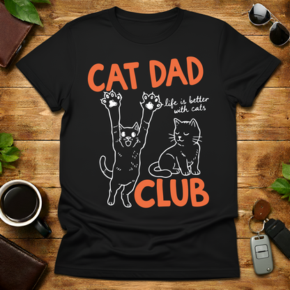 Cat Dad Club V2 T-Shirt